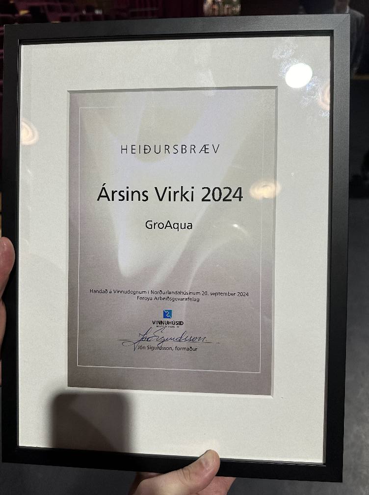 Groaqua Awarded Company Of The Year 2024 Groaqua Awarded Company Of The Year 2024